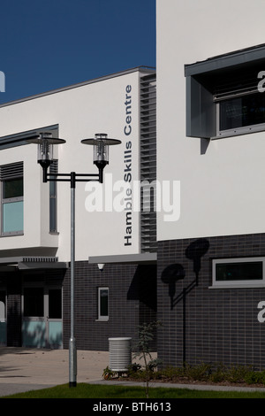 Esterni del centro di specialità, Hamble Comunità Sports College Foto Stock