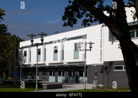 Esterni del centro di specialità, Hamble Comunità Sports College Foto Stock