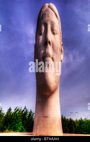 'Il Sogno" scultura, St.Helens, Merseyside England, Regno Unito Foto Stock