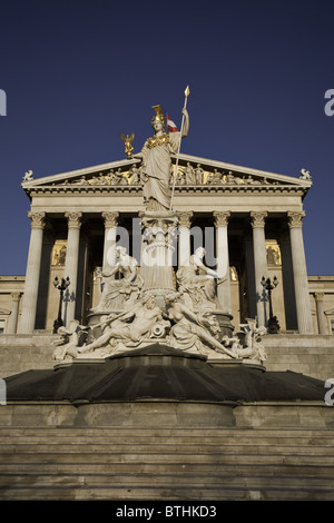 Il parlamento di Vienna in Austria, Europa Foto Stock