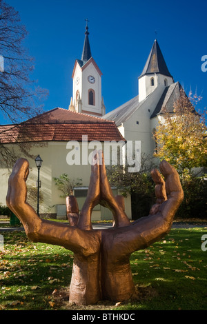 Chiesa parrocchiale di Zwettl, regione Waldviertel, Austria inferiore, l'Austria, Europa Foto Stock