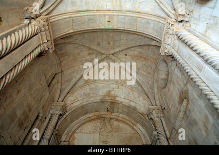 Cattedrale di San Lorenzo (Katedrala Sv. Lovre), Trogir, Split-Dalmatia county, Croazia Foto Stock