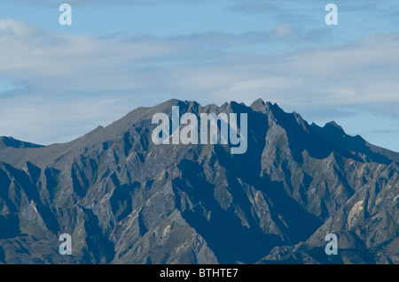 Wanaka viste,Harris montagne,Wanaka,Isola del Sud,Nuova Zelanda Foto Stock