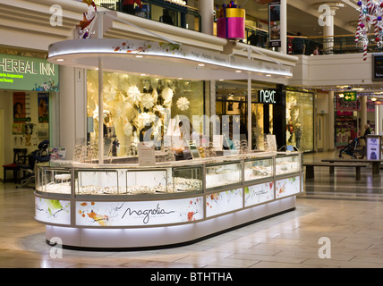 Metrocentre Gateshead fuori città shopping mall decorazioni di Natale display. Foto Stock