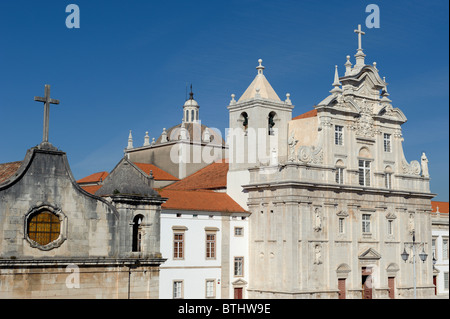 Sé Nova e Cattedrale di S. João de Almedina chiesa di Coimbra, Portogallo Foto Stock