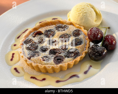 Clafouti dessert Foto Stock