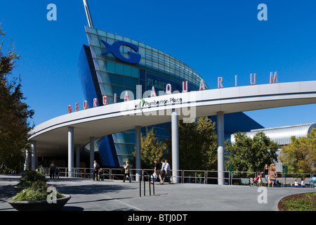 Acquario di Georgia, Pemberton Place, il centro cittadino di Atlanta, Georgia, Stati Uniti d'America Foto Stock