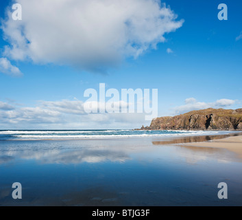 Scenic Dalmore Beach, isola di Lewis, Ebridi Esterne, Scozia Foto Stock