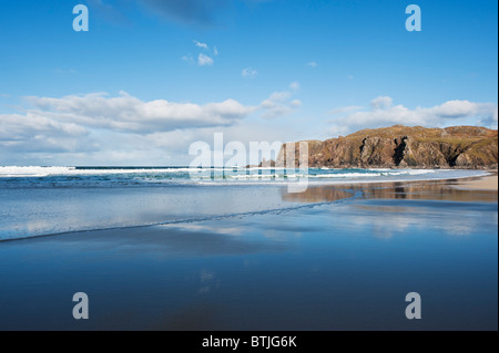 Scenic Dalmore Beach, isola di Lewis, Ebridi Esterne, Scozia Foto Stock