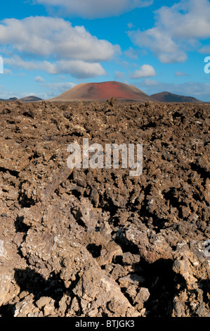 Il terreno vulcanico in Lazanrote Isola, Spagna Foto Stock