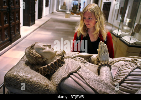 La regina Maria di Scozia, Museo della Scozia, Edimburgo, Scozia Foto Stock
