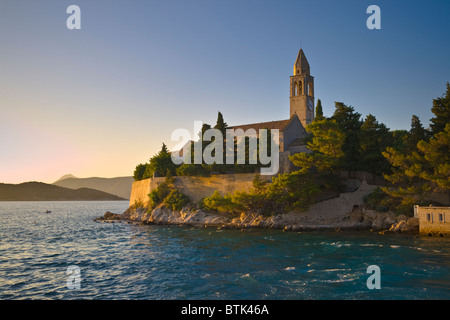 Isola di Lopud vicino a Dubrovnik (Croazia) Foto Stock