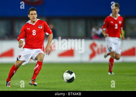 VIENNA, Austria - ottobre 8 battiti Austria Azerbaigian 3:0 in una partita di qualificazione per il campionato europeo 2012 Foto Stock