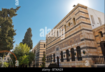 Azem Palace nella città vecchia di Damasco, Siria Foto Stock