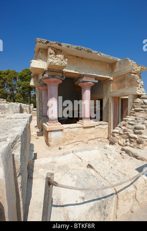 Il nord del bacino Lustrale. Il Palazzo di Cnosso, Creta, Grecia. Foto Stock