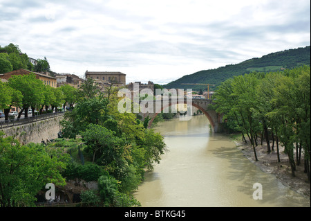 Italia fossombrone le marche Candigliano furlo gap passata del furlo Foto Stock