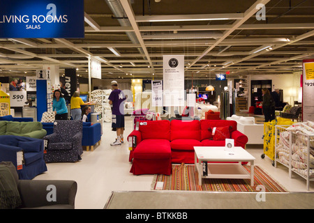 Arredamento IKEA magazzino store, Plymouth Meeting, Pennsylvania, STATI UNITI D'AMERICA Foto Stock