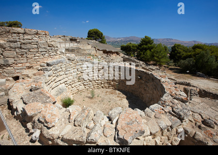 Il 'Kouloures' (anelli). Palazzo minoico di Festo, Creta, Grecia. Foto Stock