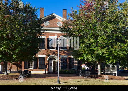 Dahlonega Gold Museum (il vecchio Lumpkin County Courthouse), piazza principale, Dahlonega, North GEORGIA, STATI UNITI D'AMERICA Foto Stock