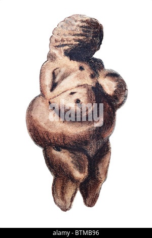 Venus - donna figura in stile preistorico - dea romana Foto Stock