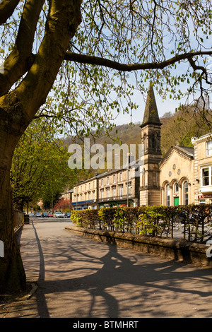 North Parade di Matlock Bath nel distretto di Peak Derbyshire England Regno Unito Foto Stock