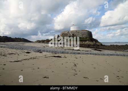 Museo marittimo in Guernsey conosciuta come 'la tazza e il piattino'. Foto Stock