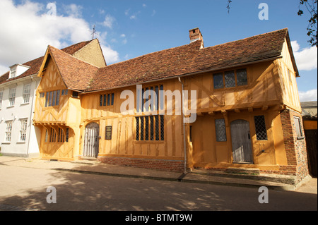 La piccola sala nel Suffolk villaggio di Lavenham Foto Stock