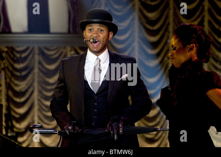 Good Morning America GMA Concerto con usher Foto Stock