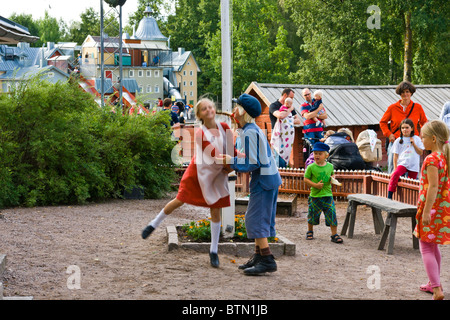 I racconti di Astrid Lindgren è presentato in Themepark Astrid Lindgrens World in Vimmerby Svezia Foto Stock