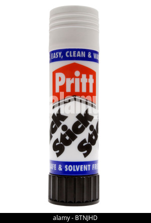 Un Pritt stick colla stick su sfondo bianco Foto stock - Alamy