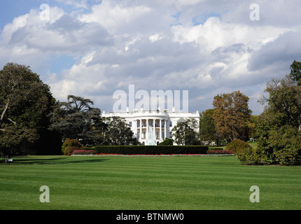 Facciata sud della Casa Bianca, 1600 Pennsylvania Avenue, Washington, Distretto di Columbia, Stati Uniti d'America - Washington DC Foto Stock
