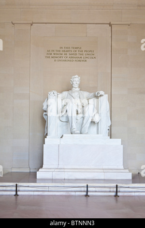 Washington DC - Settembre 2009 - il Lincoln Memorial a Washington DC Foto Stock