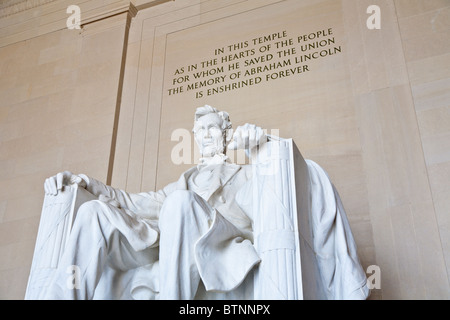 Washington DC - Settembre 2009 - il Lincoln Memorial a Washington DC Foto Stock