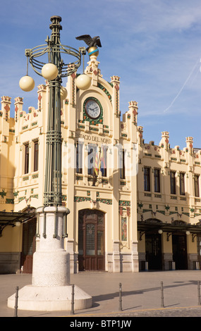 Estacion del Norte (Estacio del Nord in catalano) a Valencia. Foto Stock