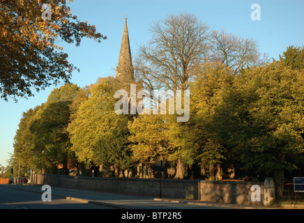 St Wistans chiesa, Wigston Magna, Leicestershire, England, Regno Unito Foto Stock