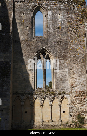 Francia, Normandia, Cerisy la Foret, l'Abbaye de la Foret Cerisy Foto Stock