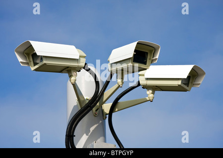 Sicurezza telecamera di sorveglianza Foto Stock