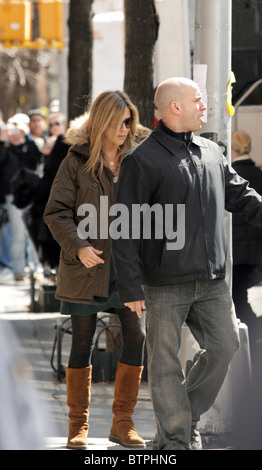 Jennifer Aniston sul set del BASTER Foto Stock