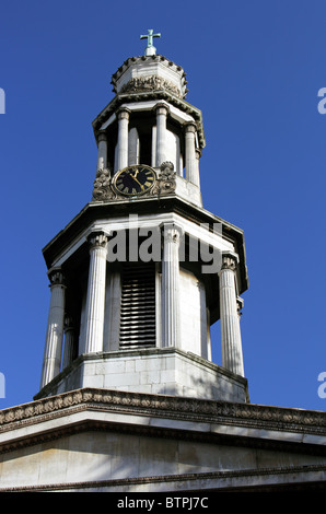 St Pancras nuova chiesa, Euston Road, Londra, Inghilterra, Regno Unito. Consacrata nel 1822. Foto Stock