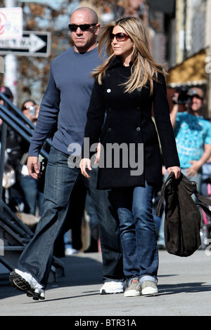 Jennifer Aniston sul set del BASTER Foto Stock