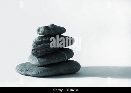 Piccolo mucchio di pietre Foto Stock