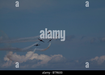 Forze canadesi 431 Aria squadrone dimostrativo CT-114 demo team Foto Stock