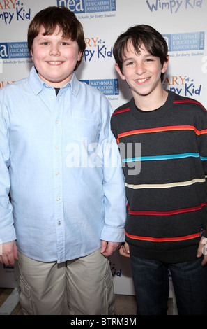 Diario di un WIMPY KID Premiere Foto Stock