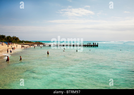 Spiaggia di Grand Turk Island, Caicos Foto Stock