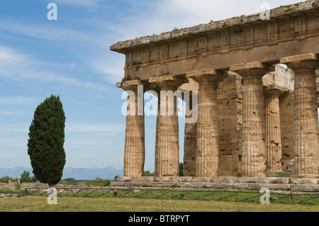 Tempio di Nettuno - Paestum, Italia Foto Stock