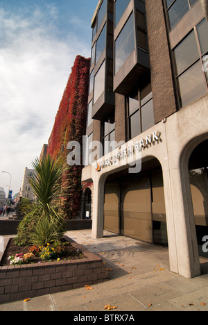 Anglo Irish Bank nel cuore dell'Irlandese crisi finanziaria. Dublino, Irlanda. Foto Stock