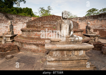 Vatadage, Polonnaruwa, Sri Lanka Foto Stock