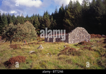 Dunkitterick Cottage, Alexander Murray's Birthplace, Galloway Forest Park, Dumfries and Galloway, Scotland, Regno Unito Foto Stock