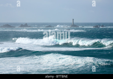 Il mare in tempesta Foto Stock