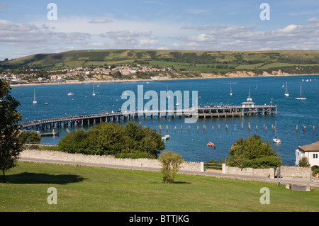 Swanage Bay, Dorset, Regno Unito Foto Stock